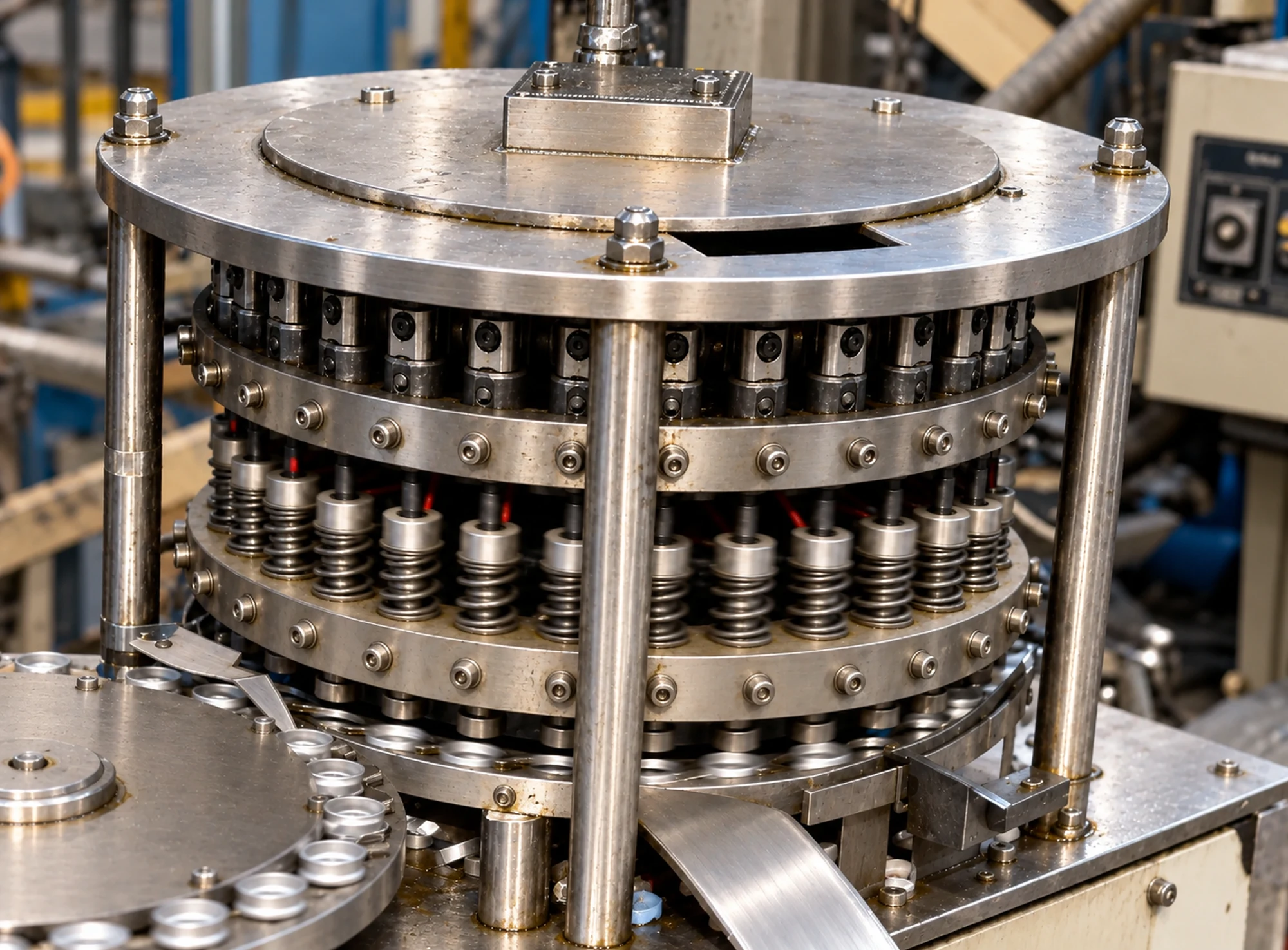 Aluminium seal assembly machine